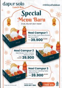 daftar harga nasi kotak dapur solo